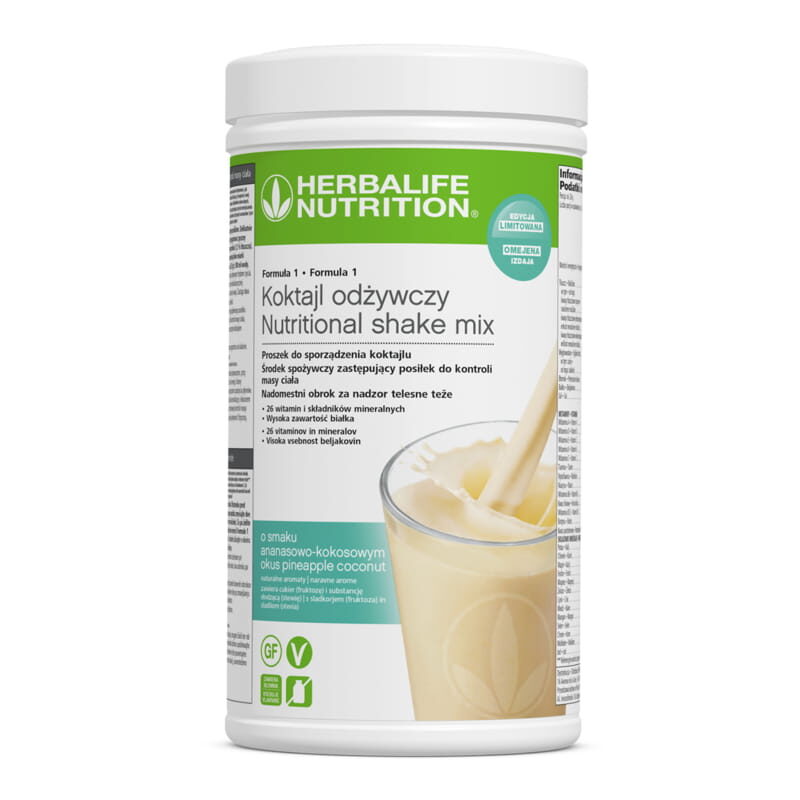 Koktajl odżywczy ananasowo-kokosowy Formuła 1 – 550 g
