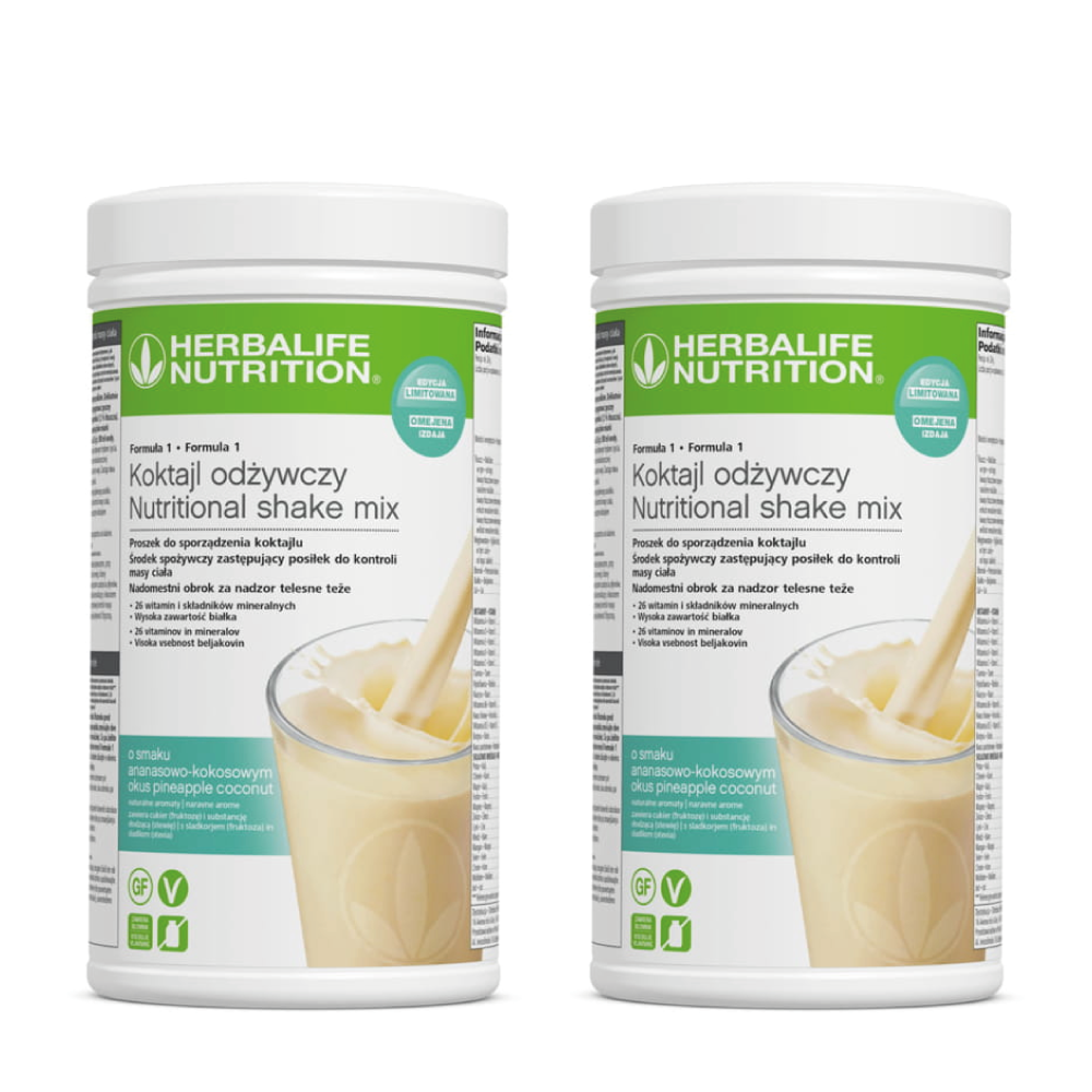 Zestaw 2x koktajl Ananasowo-kokosowy Herbalife